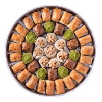 Baklava Special With Walnut On The Tray