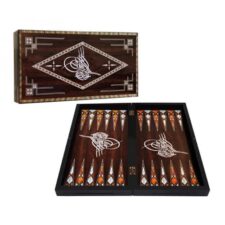 Ottoman Sign Handmade Backgammon Nacre