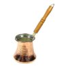 Standard Turkish Coffee Pot Wood Handle