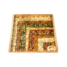 Hafiz Mustafa Assorted Turkish Delight Wooden Box 1100gr