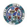 Turkish-Iznik-Tile-Handmade-Flower-Garden-Ceramic-Plate-D-25cm
