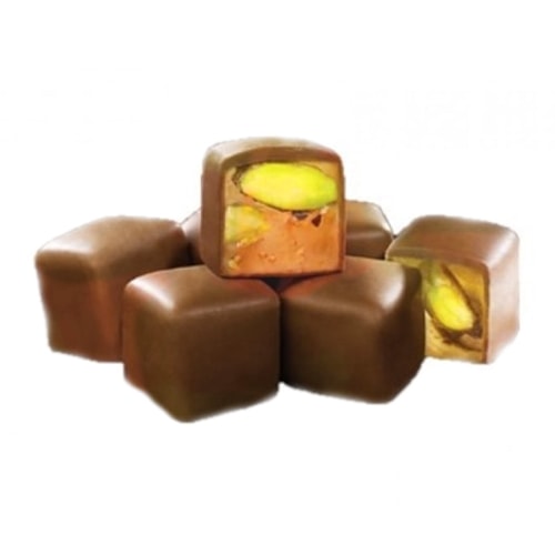 Koska Chocolate Coated Turkish Delight with Pistachio 140 gr