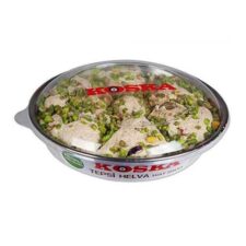Koska Traditional Turkish Tray Halva Candy with Double Pistachio 650 gr
