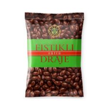 Pistachio Dragee Covered with Chocolate 200 gr