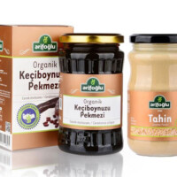 Organic Carob Molasses 440g (15.52oz) and Tahini 330g (11.6oz)