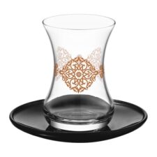 Lav Turkish Tea Glass Set Divan (12pcs)