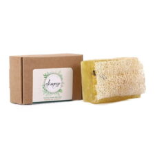 Turkish Natural Handmade Soap Daphne With Organic Zucchini Fiber