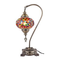 Demmex-Mosaic-Desktop-Lampshade-Night-Light-Nightstand-Work-Table-Lamp