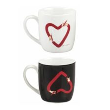 Selcuk-Demirel-Heart-Porcelain-Mug-Set,-2-pieces