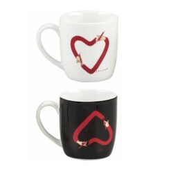 Selcuk-Demirel-Heart-Porcelain-Mug-Set,-2-pieces