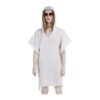 Loincloth-Dress-is-Beige-with-thin-stripes-with-a-Hoodie
