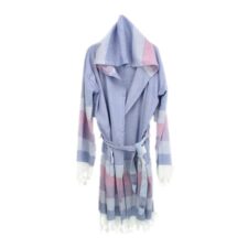 Loincloth-Robe-Stripe-navy-blue-Red-white