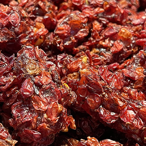 pomegranate coated pistachio Turkish delight