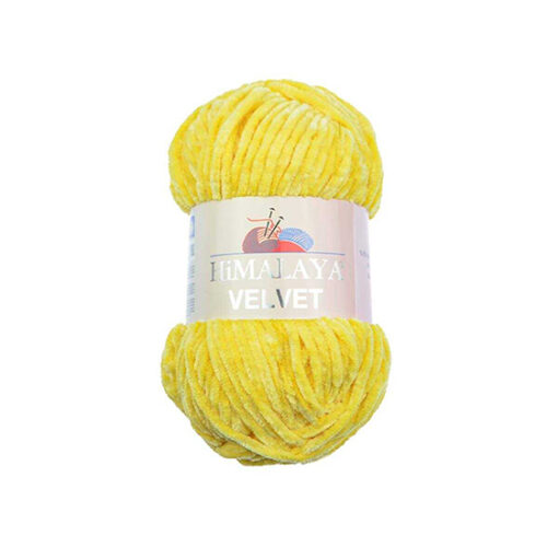 Himalaya Velvet Yellow Velvet Yarn 90013