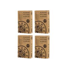 Kahve Dunyasi 80 Count Coffee Filter Paper - 4 Pieces