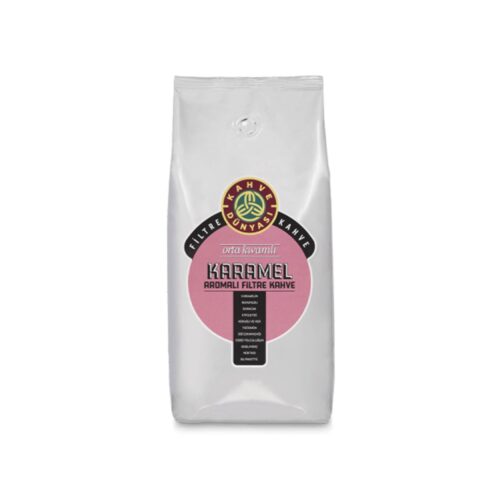 Kahve Dunyasi Medium Roast Caramel Flavored Filter Coffee 1000 gr (35.28oz)