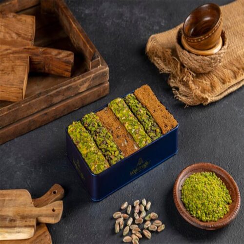 Koskeroglu Assorted Special Turkish Delight Metal Box 800 gr (28.22oz)