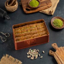 Koskeroglu Burma Kadayif with Pistachio Metal Box 930 gr (32.80oz)