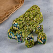 Koskeroglu Coated with Pistachio Forest Fruits Turkish Delight with Pistachio 1000 gr (35.28oz)