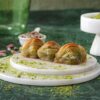 Koskeroglu Mussel Baklava with Pistachio