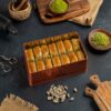 Koskeroglu Twisted Baklava with Pistachio Metal Box 795 gr (28.04oz)