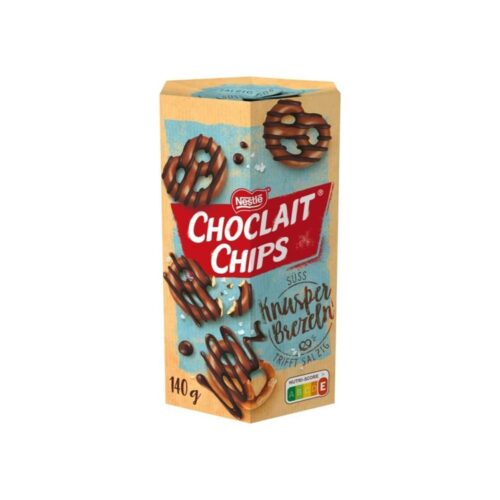 Nestle Choclait Chips Milk Chocolate Coated Crispy Cracker 140 gr (4.93oz)