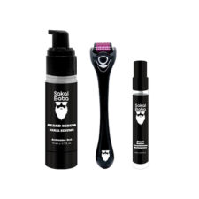 Sakal Baba Beard Growth Set (Beard Serum 50 ml (1.7floz) & Beard Roller & Cleansing Lotion 10 ml (0.33floz))