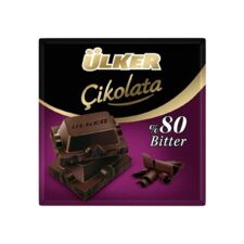Ulker 80% Cocoa Dark Chocolate 60 gr (2.11oz)
