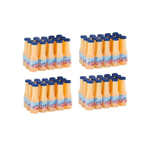 Ulker Link Peach Flavored Fruit Juice 200 ml (6.76floz) - 60 Pieces