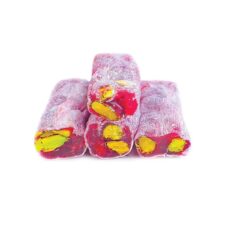 Tugba Pomegranate Finger Turkish Delight with Pistachio 250 gr (8.82oz)