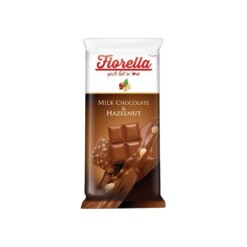Fiorella Milk Chocolate Bar with Hazelnut 80 gr (2.82oz)