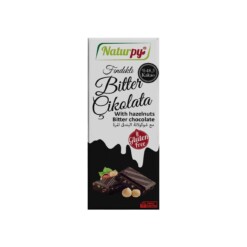 Naturpy Gluten Free Dark Chocolate with Hazelnut 100 gr (3.52oz)