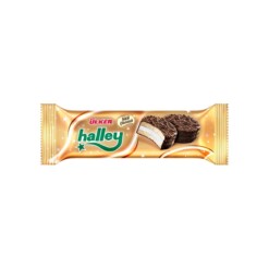 Ulker Halley Mini Milk Chocolate Coated Sandwich Biscuit with Marshmallow 65 gr (2.29oz)