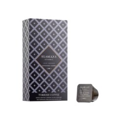 Decaf and Medium Sugar Single Serving Turkish Coffee Capsules Selamlique 7 gr (0.24oz) – 10 Pieces