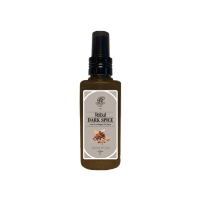 Rebul Dark Spice Cologne Spray for Men in Plastic Bottle