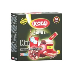 Single Serving Pomegranate Flavored Powdered Drink Koza 1.5 gr (0.05oz) x50