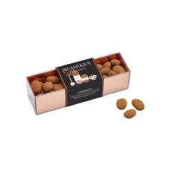Cinnamon Covered Princess Almond Dragee in Box Selamlique 250 gr (8.82oz)