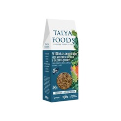 Gluten-Free Sprouted Green Lentil - Quinoa - Kale Barley Noodle Talya Foods 200 gr (7.06oz)