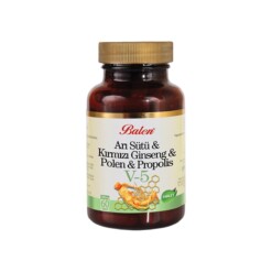 Royal Jelly - Red Ginseng - Pollen - Propolis Food Supplement Tablet Balen 1000 mg x 60 Pieces