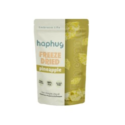Sugar-Free Freeze Dried Pineapple Chips HapHug 25 gr (0.88oz)