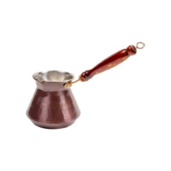 Handmade Bronze Colored Copper Coffee Pot 7 cm